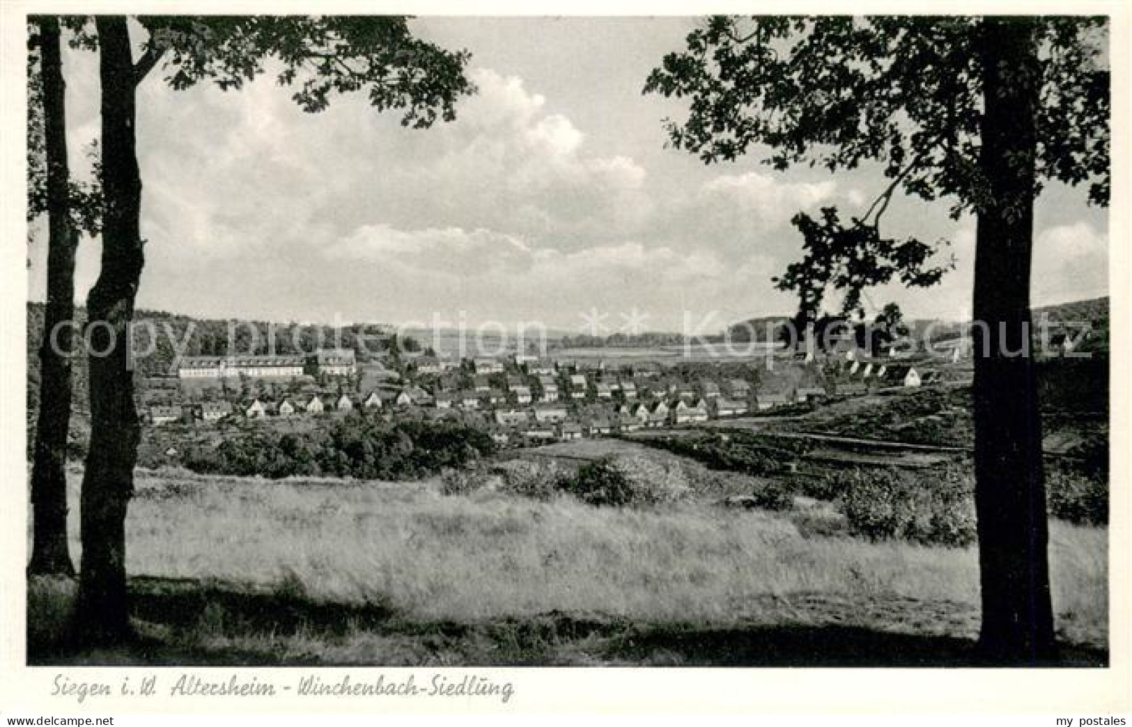 73669685 Siegen Westfalen Panorama Blick Auf Altersheim Winchenbach-Siedlung Sie - Siegen