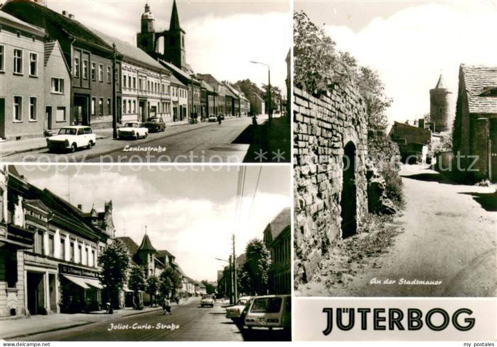 73669566 Jueterbog Leninstrasse Joliot Curis Strasse Stadtmauer Jueterbog - Jüterbog