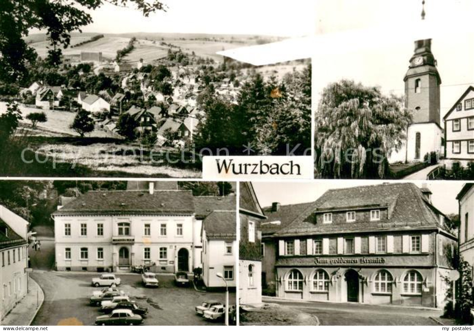 73669561 Wurzbach Panorama Ortszentrum Hotel Gaststaette Kirche Wurzbach - Te Identificeren