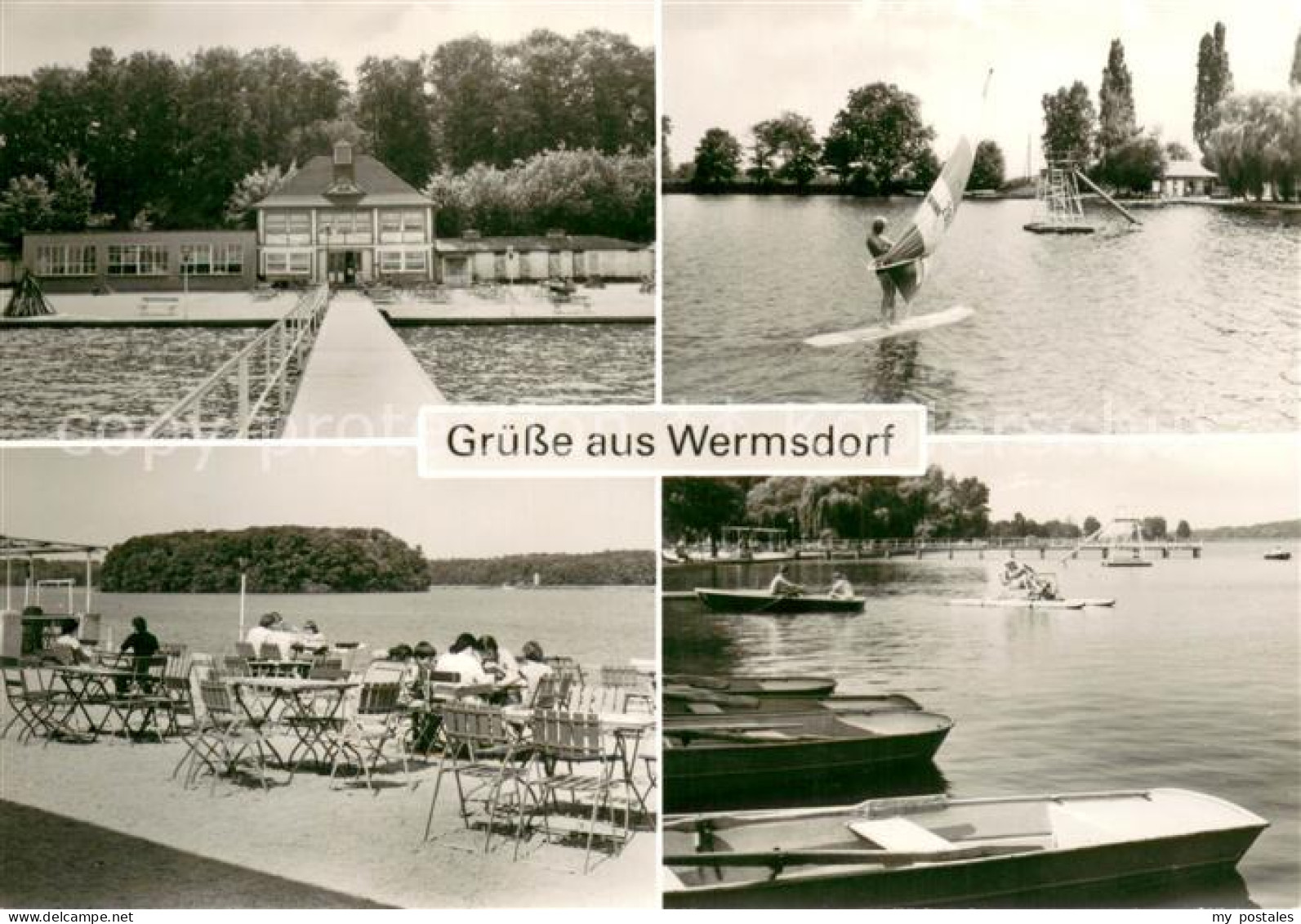 73669550 Wermsdorf Horstseebad Badesteg Gaststaette Terrasse Wermsdorf - Wermsdorf