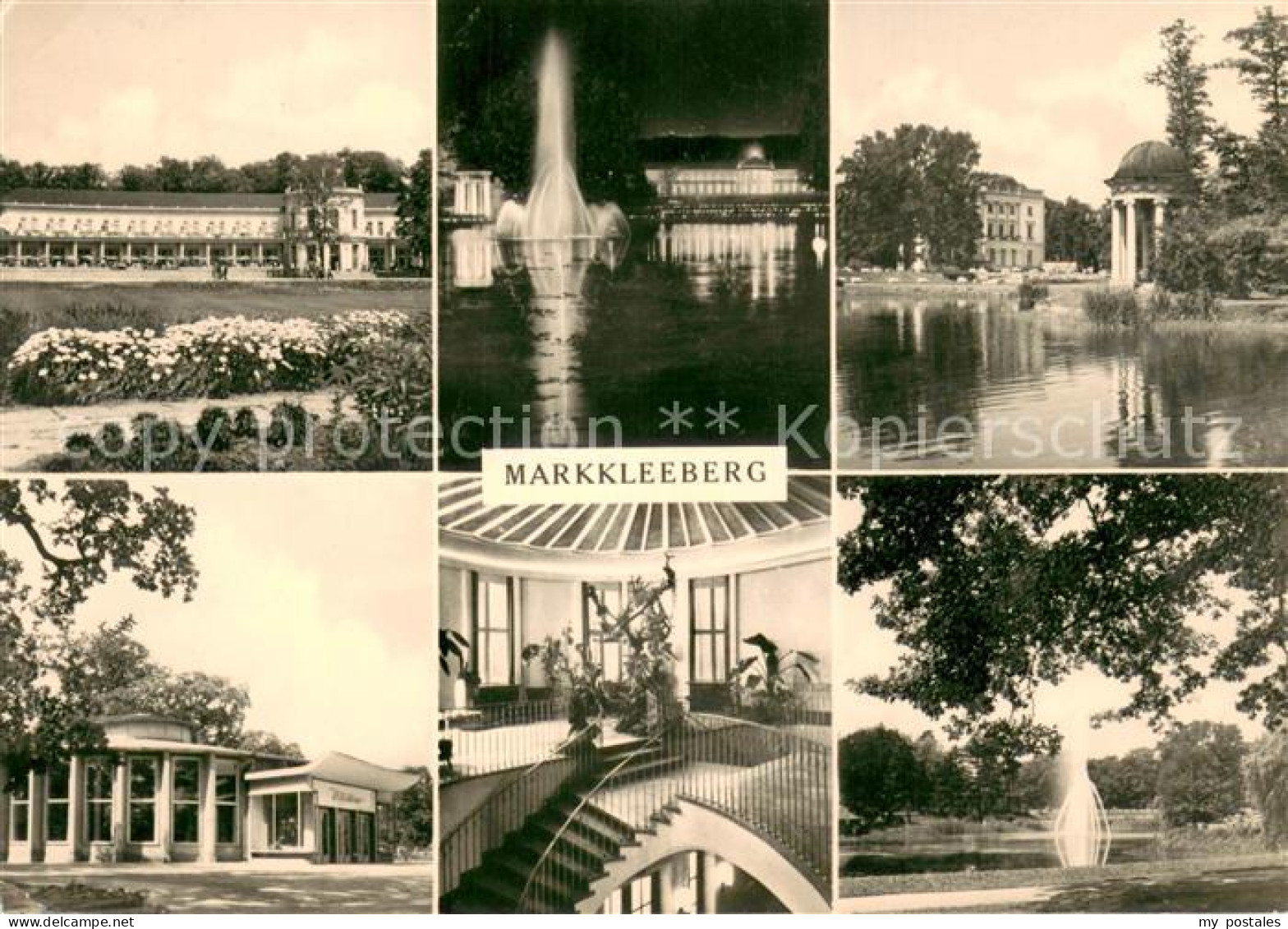 73669371 Markkleeberg HO Parkgasttaette Park Wasserspiele Pavillon Markkleeberg - Markkleeberg