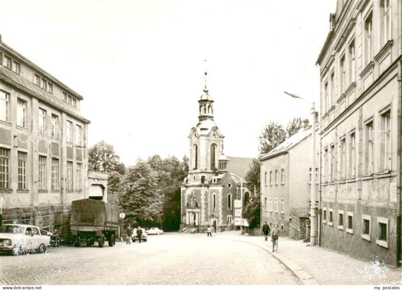 73669307 Beierfeld Ortsmotiv Mit Kirche Beierfeld - Grünhain