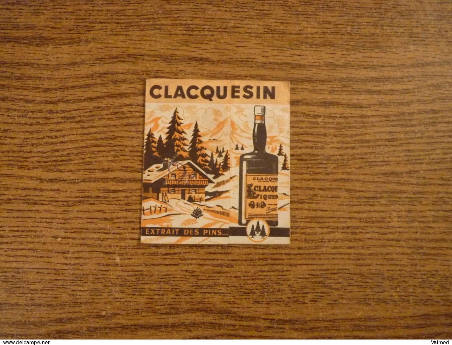 Clacquesin - Petit Dépliant Publicitaire 3 Volets - Voir Détails Sur Photos - Format  Plié 9 Cm X 8 Cm Environ. - Publicités