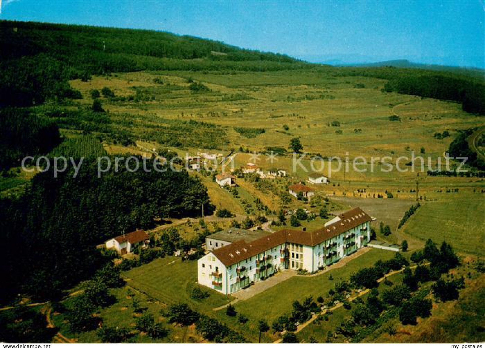 73668867 Holzhausen Burbach Familien Ferienheim Des Blauen Kreuzes Fliegeraufnah - Bad Laasphe