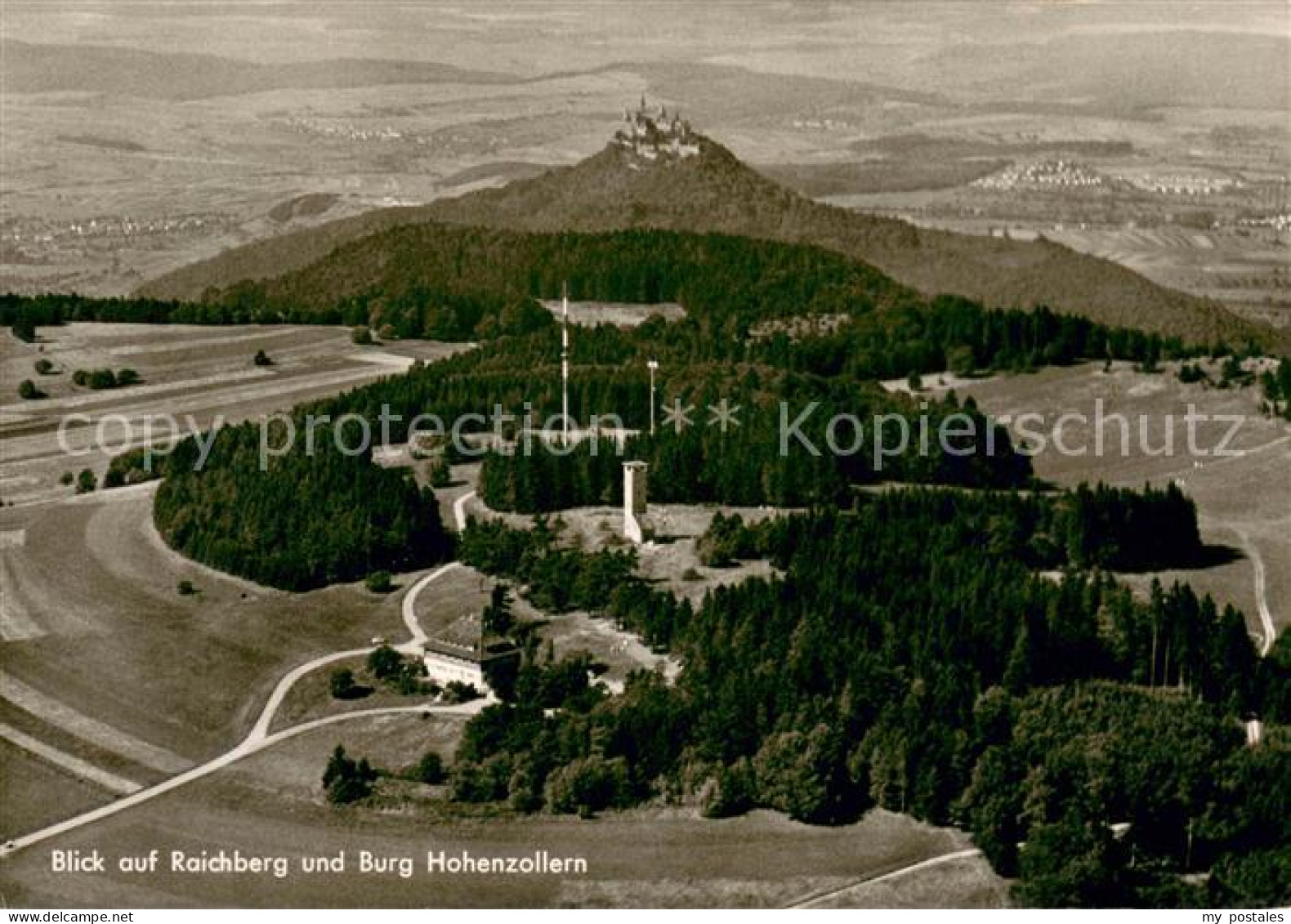 73668727 Raichberg Onstmettingen Fliegeraufnahme Mit Naegelehaus Und Burg Hohenz - Albstadt