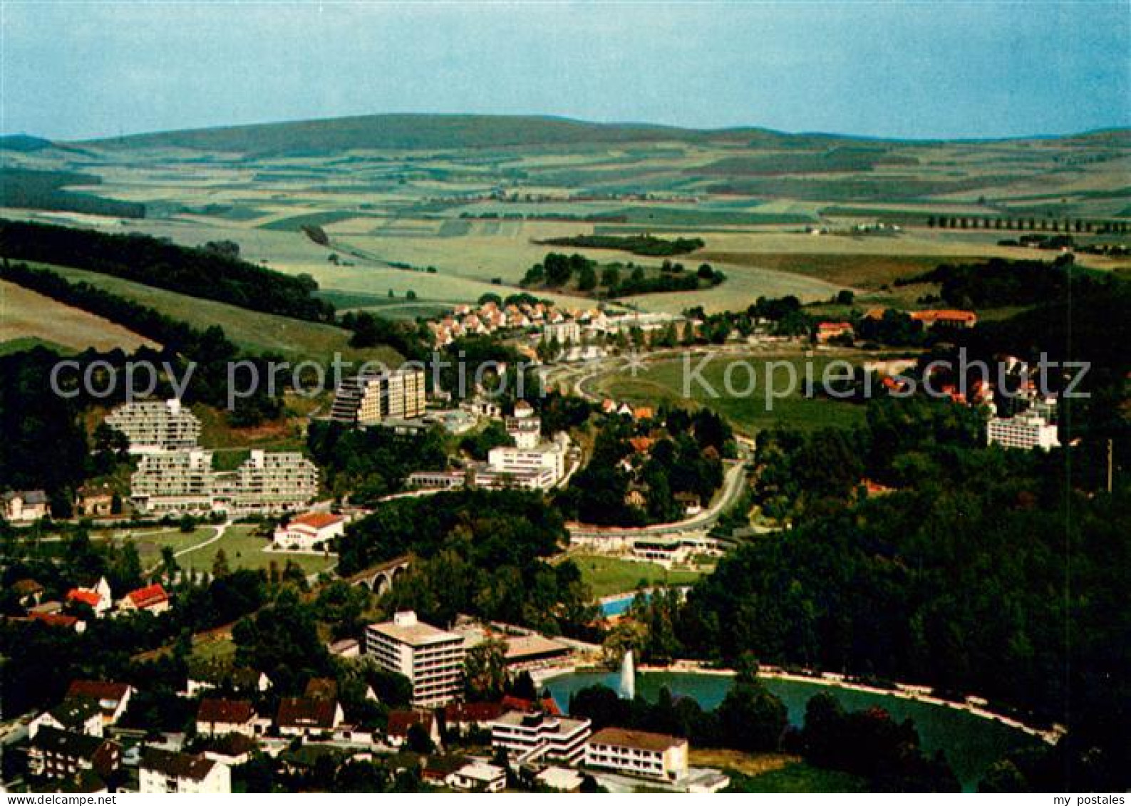 73668659 Bad Gandersheim Kurort Fliegeraufnahme Bad Gandersheim - Bad Gandersheim