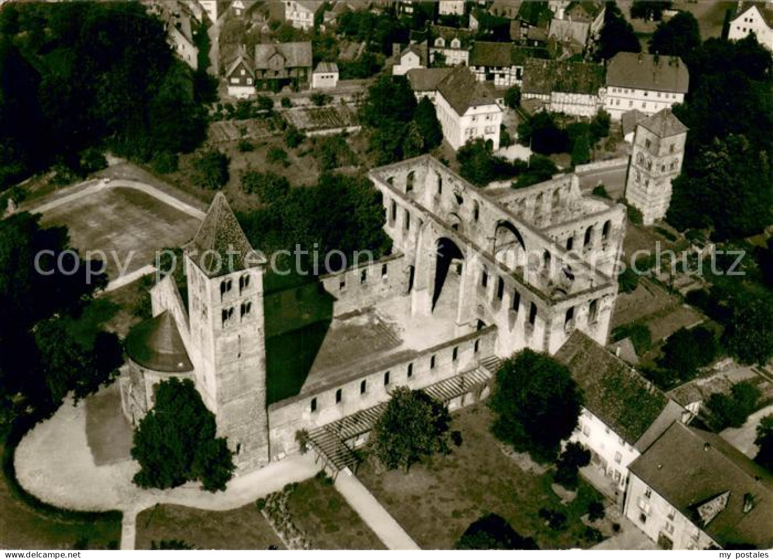 73668607 Bad Hersfeld Fliegeraufnahme Stiftsruine Bad Hersfeld - Bad Hersfeld