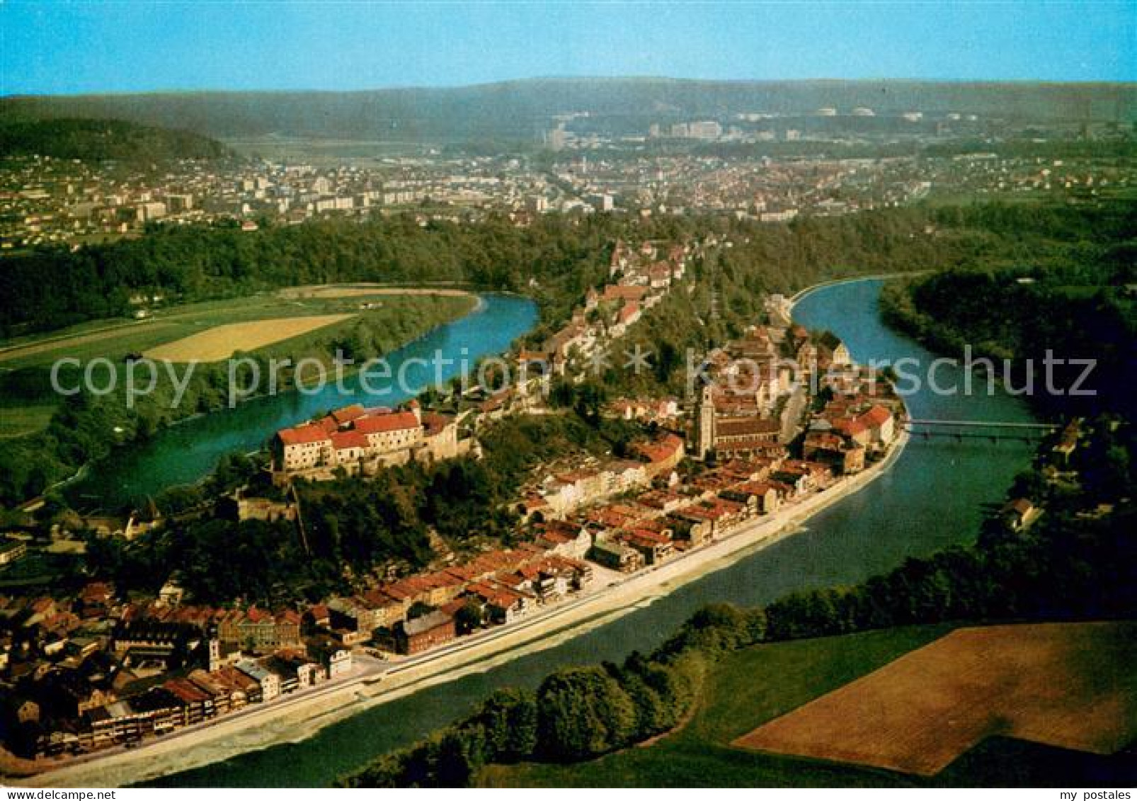 73668458 Burghausen Salzach Fliegeraufnahme Burghausen Salzach - Burghausen