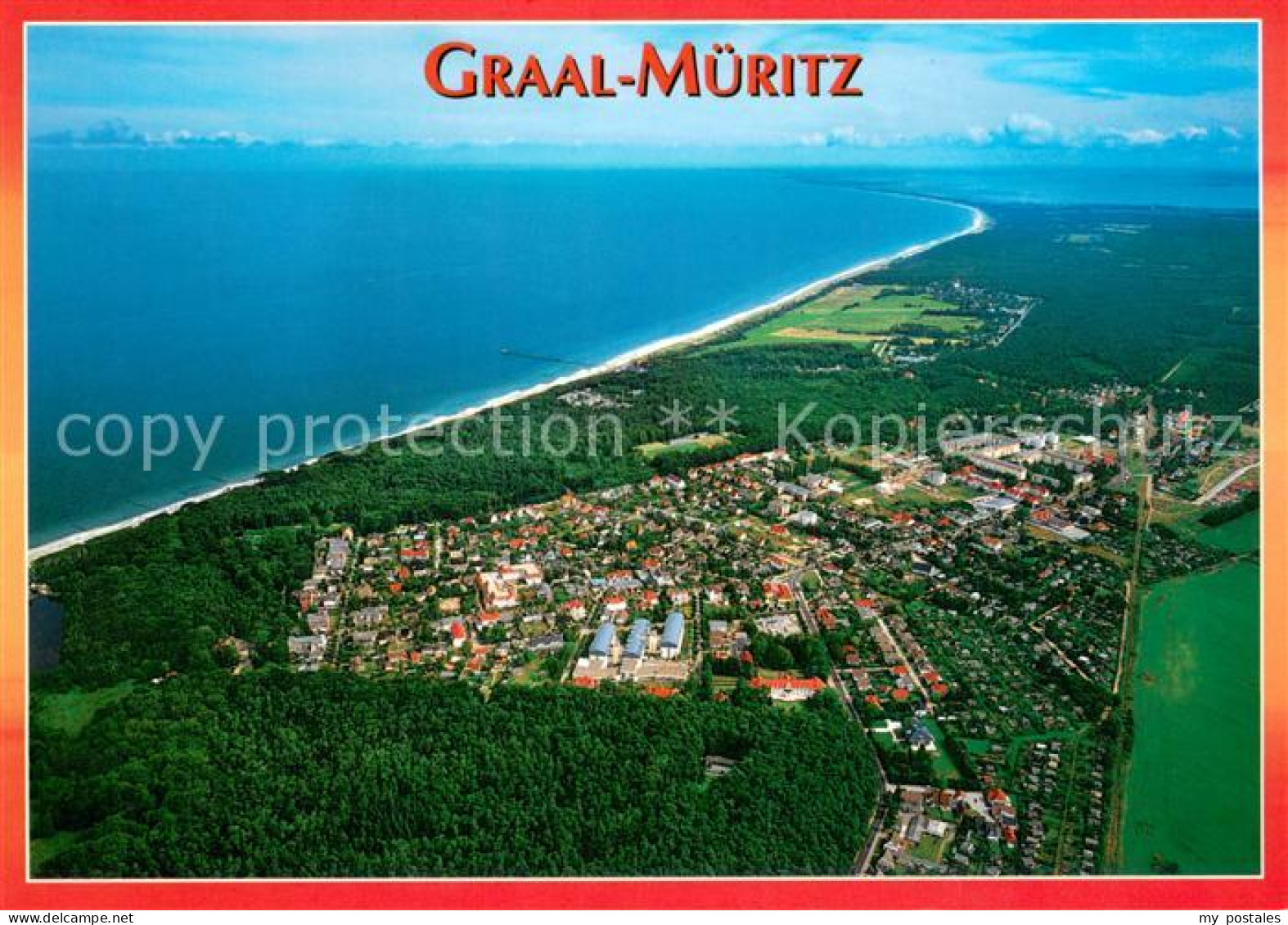 73668263 Graal-Mueritz Ostseebad Fliegeraufnahme Graal-Mueritz Ostseebad - Graal-Müritz