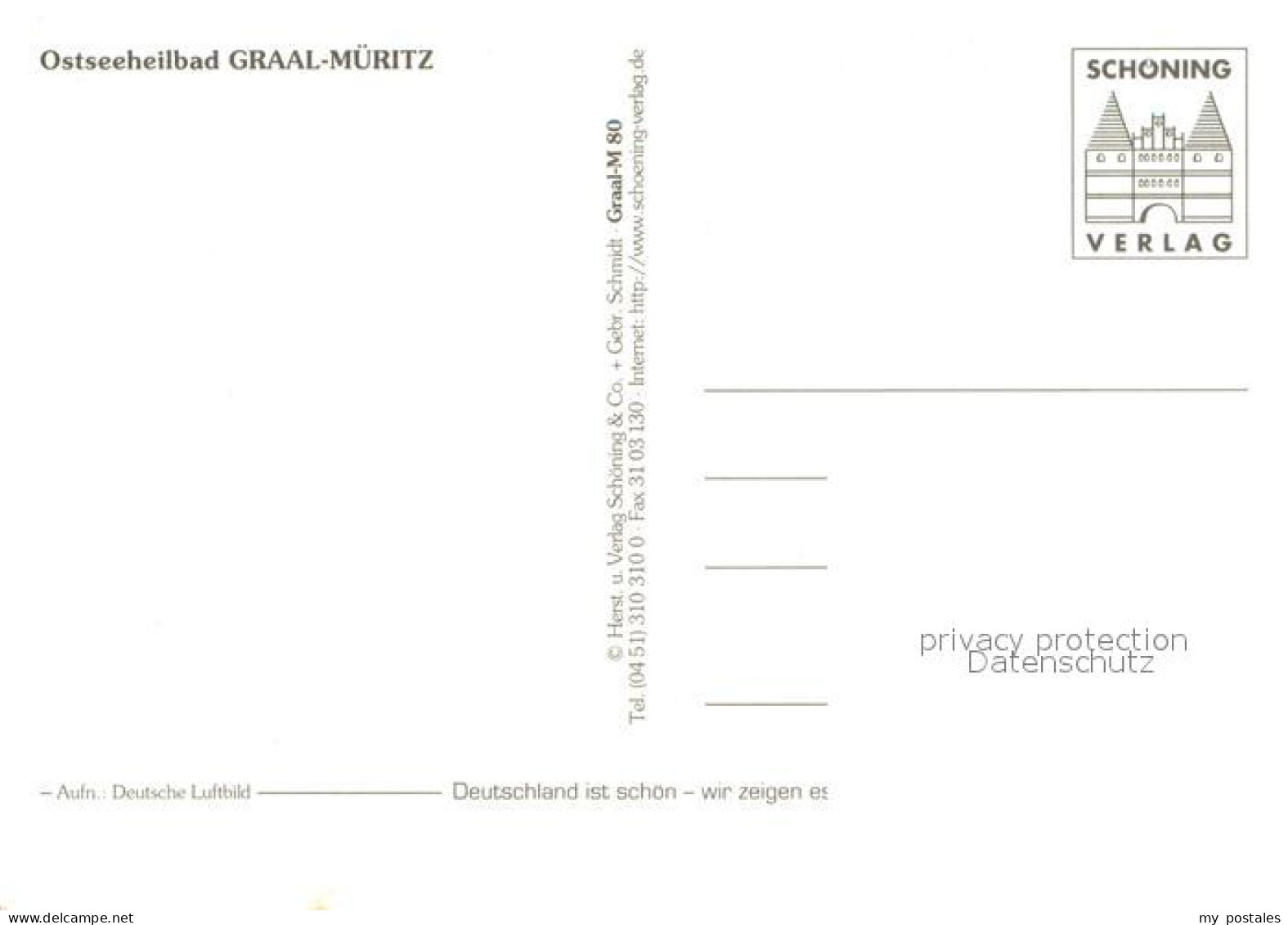 73668263 Graal-Mueritz Ostseebad Fliegeraufnahme Graal-Mueritz Ostseebad - Graal-Müritz