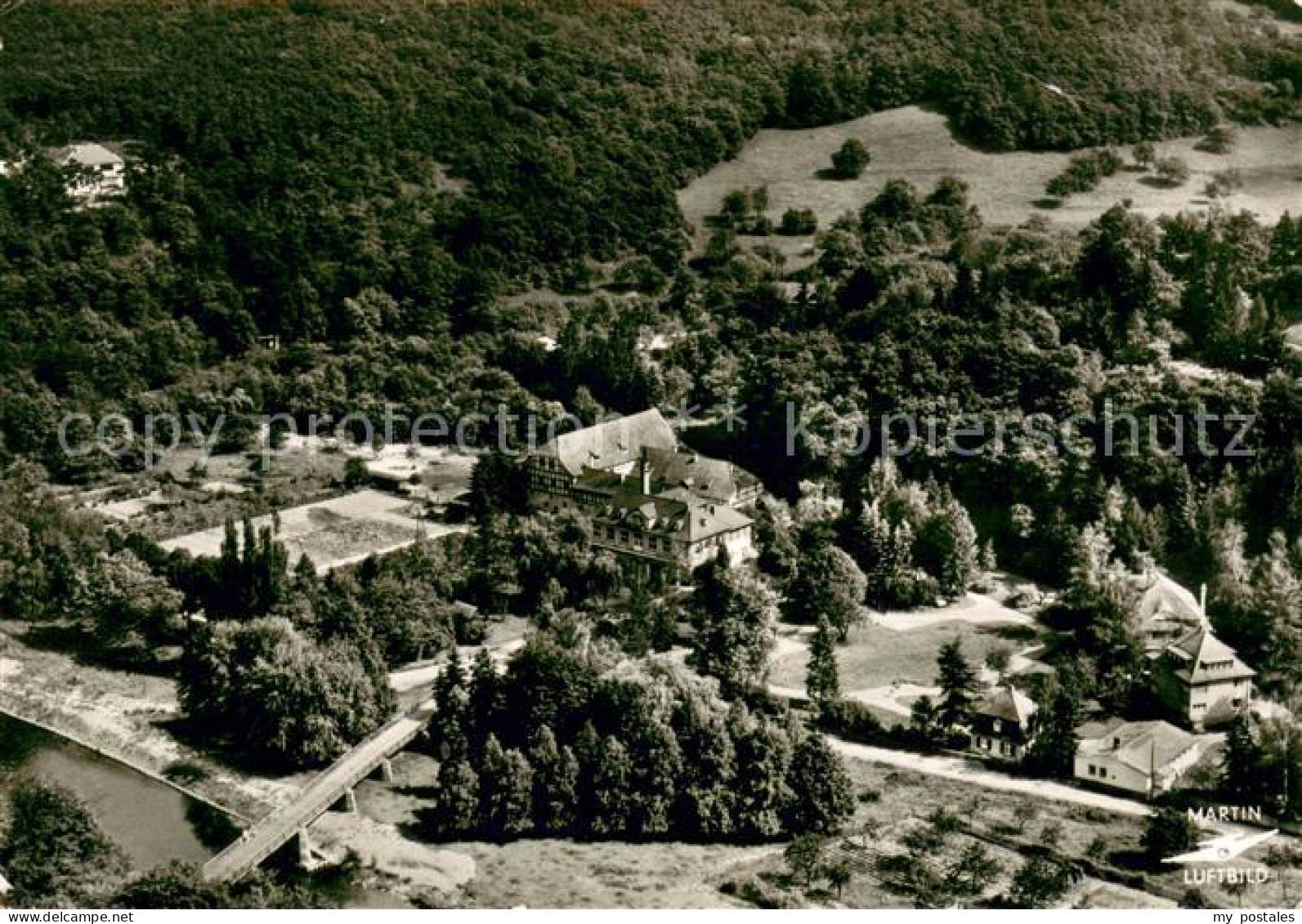 73667586 Bad Sobernheim Kurhaus Dhonau Felkebad Fliegeraufnahme Bad Sobernheim - Bad Sobernheim