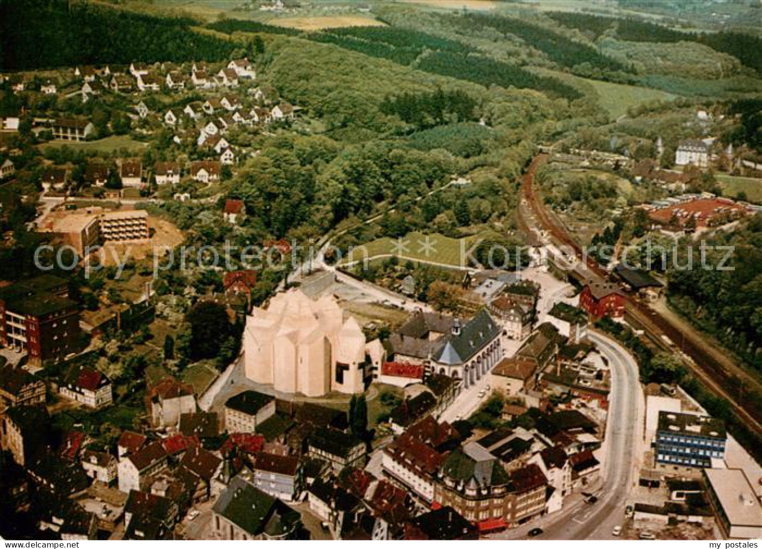 73667544 Neviges Velbert Mit Wallfahrtskirche Maria Koenigin Des Friedens Fliege - Velbert