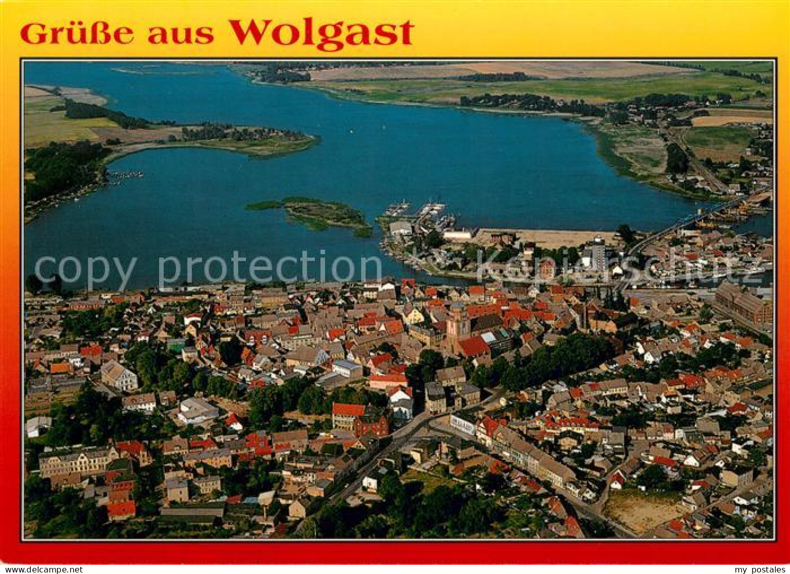 73666579 Wolgast Mecklenburg-Vorpommern Fliegeraufnahme Wolgast - Wolgast