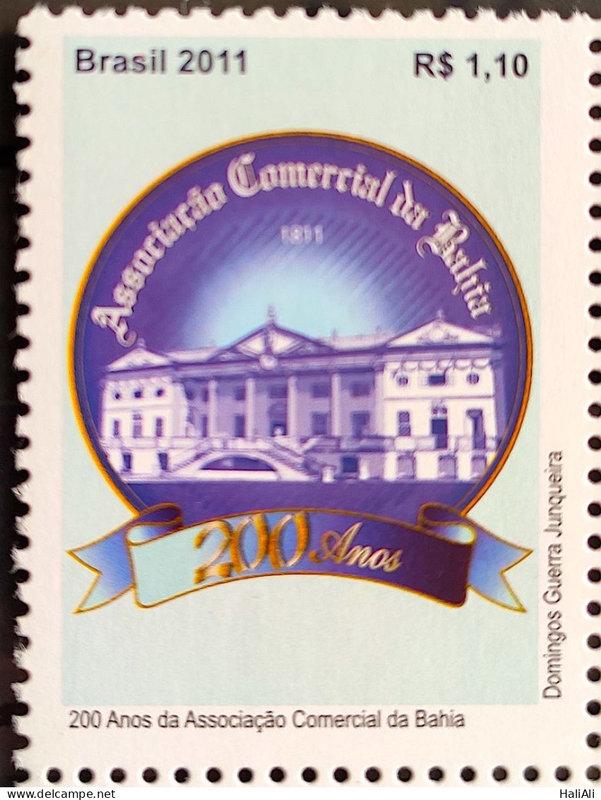 C 3099 Brazil Stamp Bahia Commercial Association 2011 - Ongebruikt