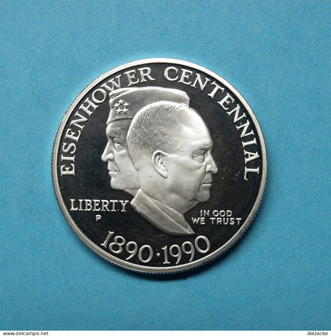 USA 1990 1 Dollar Eisenhower Silber PP (Fok10/1 - Autres & Non Classés