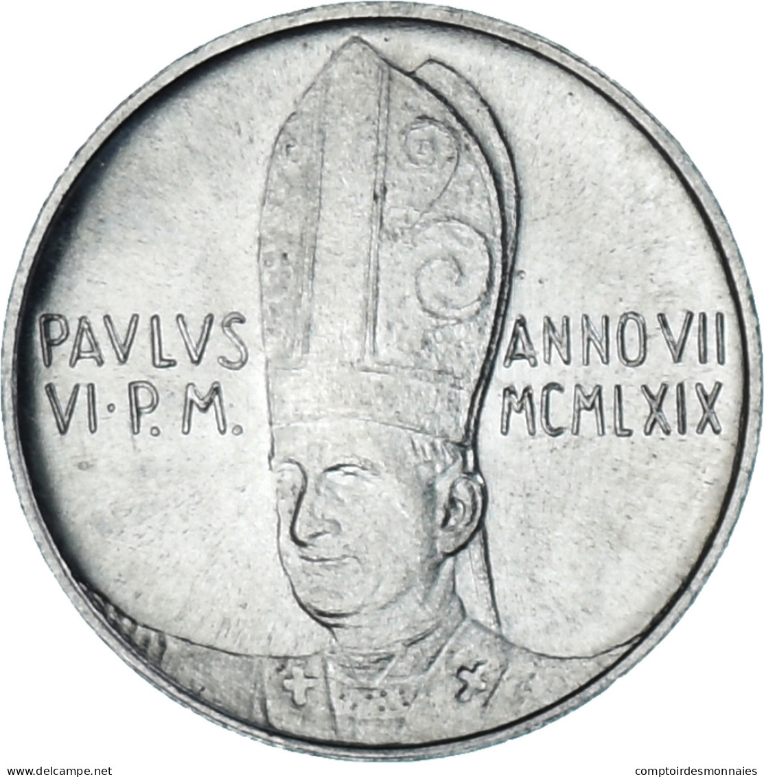 Monnaie, Cité Du Vatican, Paul VI, Lira, 1969, SPL, Aluminium, KM:108 - Vatican