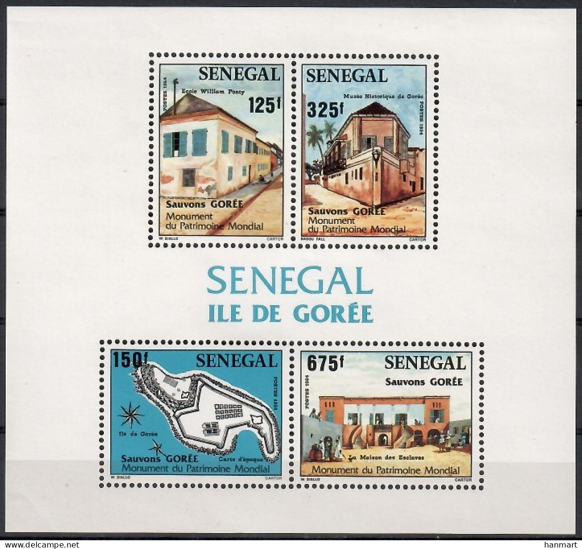 Senegal 1984 Mi Block 47 MNH  (ZS5 SENbl47) - Otros