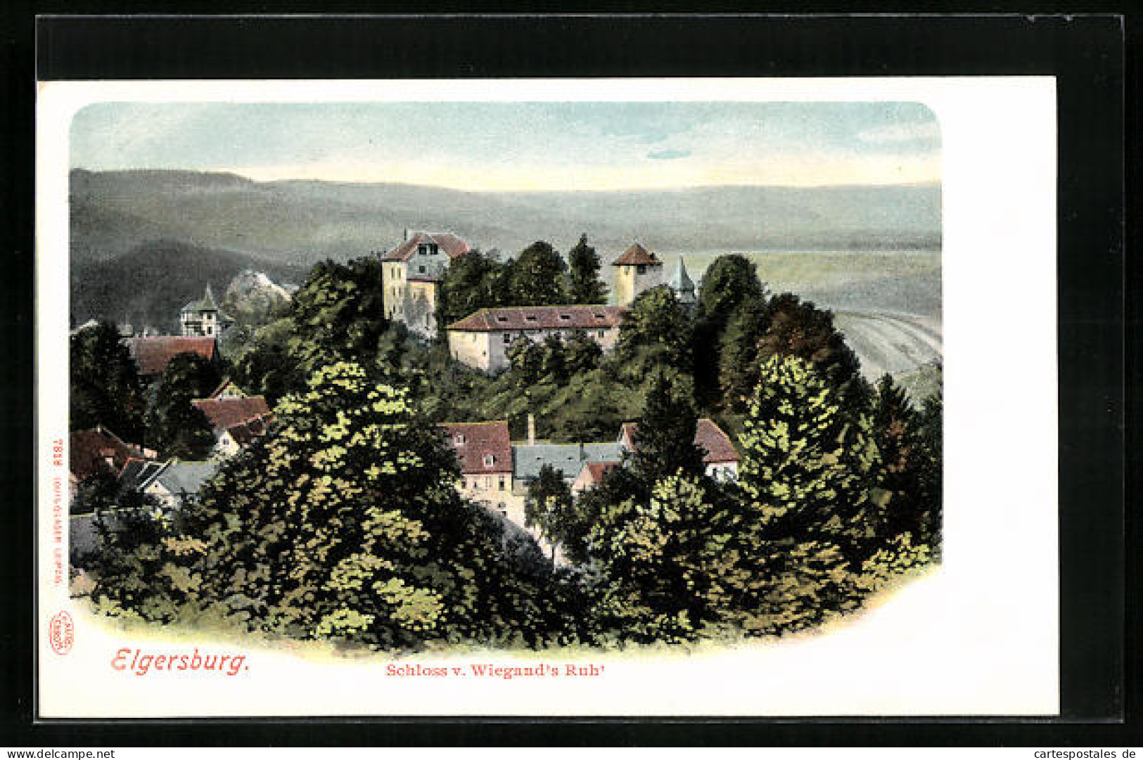AK Elgersburg, Schloss V. Wiegand`s Ruh`  - Elgersburg