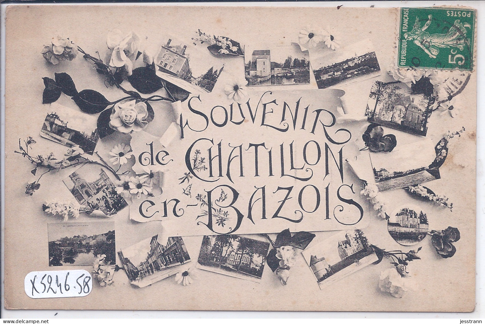 CHATILLON-EN-BAZOIS- SOUVENIR DE CHATILLON-EN-BAZOIS - Chatillon En Bazois