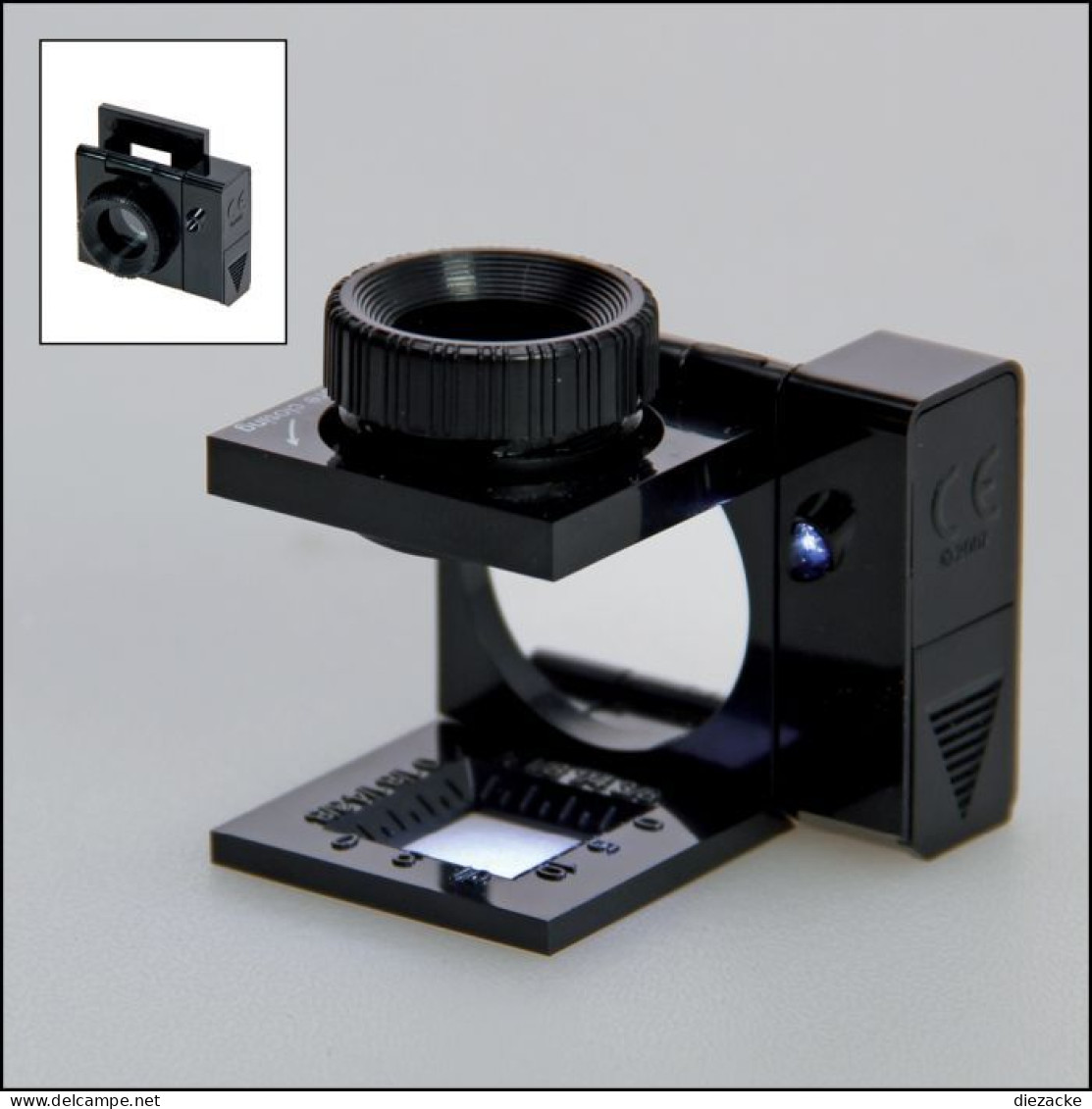 Safe Fadenzähler "Midi" Mit Beleuchtung Nr. 4635 Neu ( - Pinzas, Lupas Y Microscopios