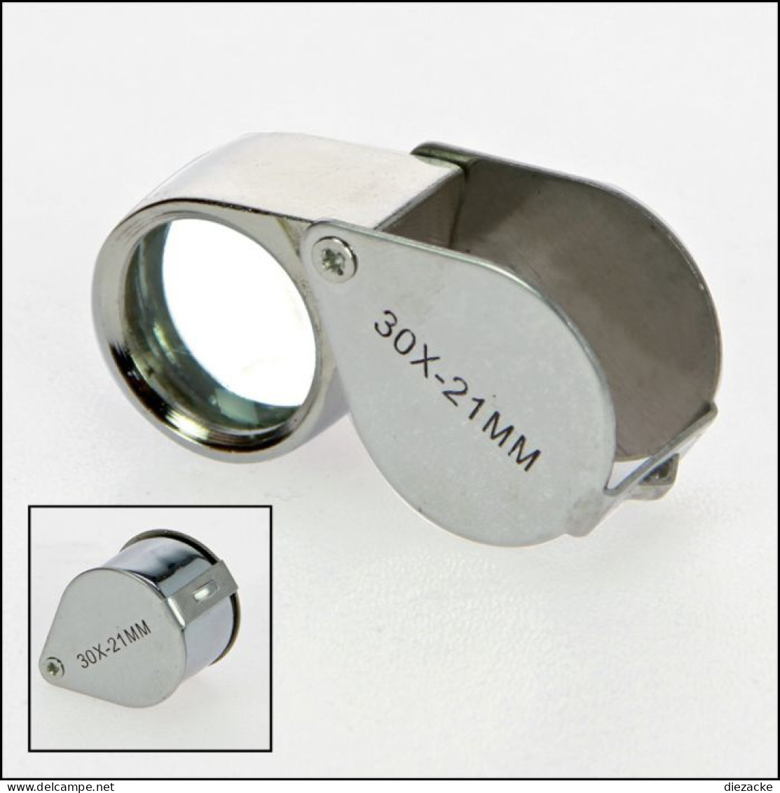 Safe Metall-Präzisionslupe, 30fach Nr. 4638 Neu ( - Pinze, Lenti D'ingrandimento E Microscopi