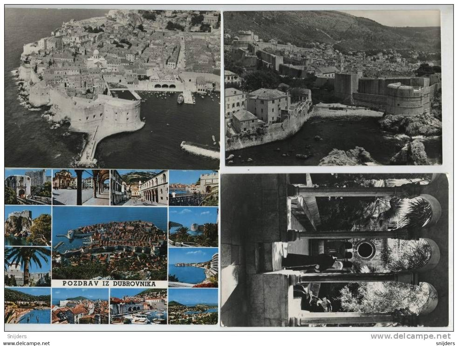 Dubrovnik Lot Of 4 Pc Unused - Yougoslavie