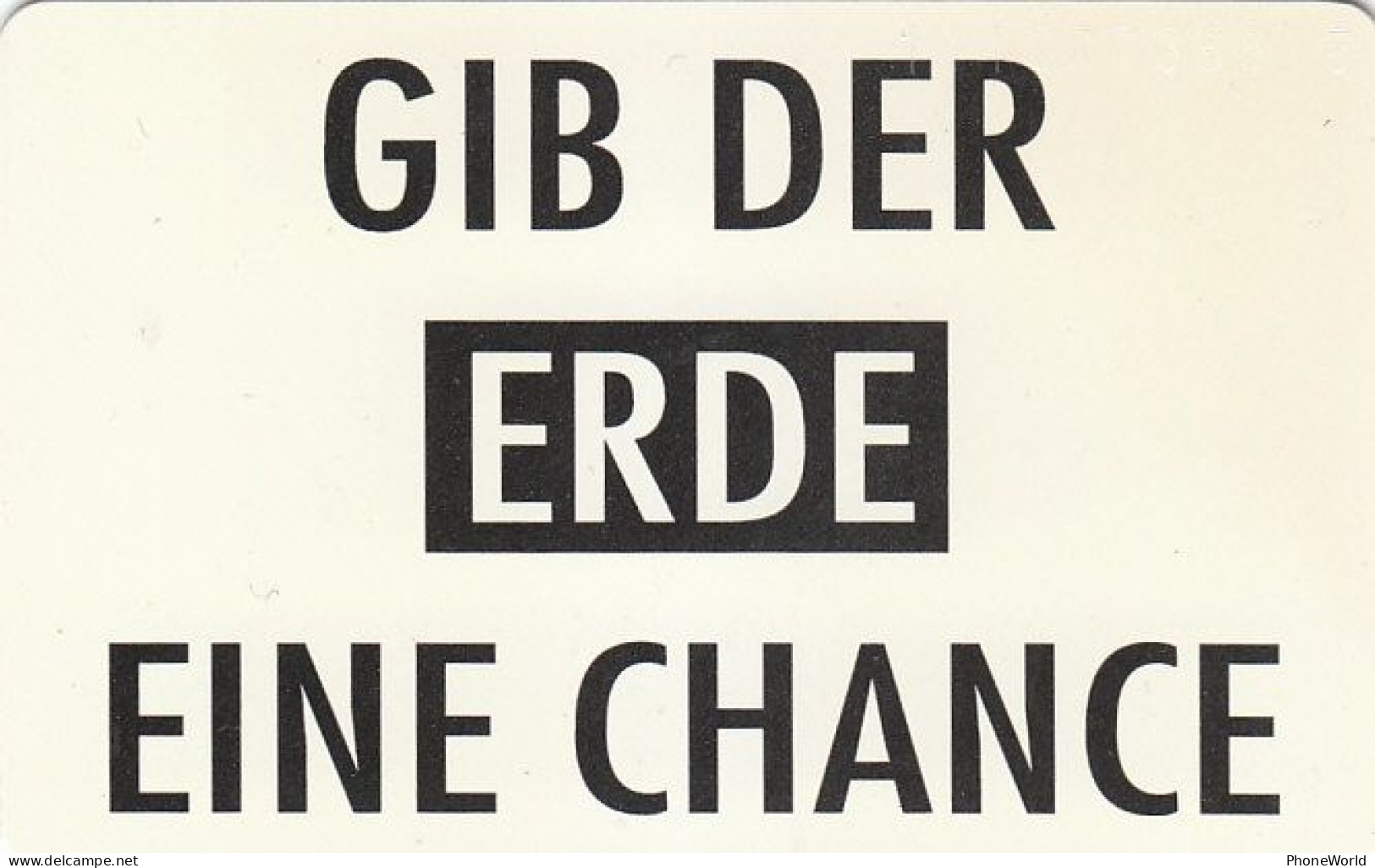 K526  10.91  1000ex, Mint,  Gib Der Erde Eine Chance, World Globe, Earth - K-Series: Kundenserie