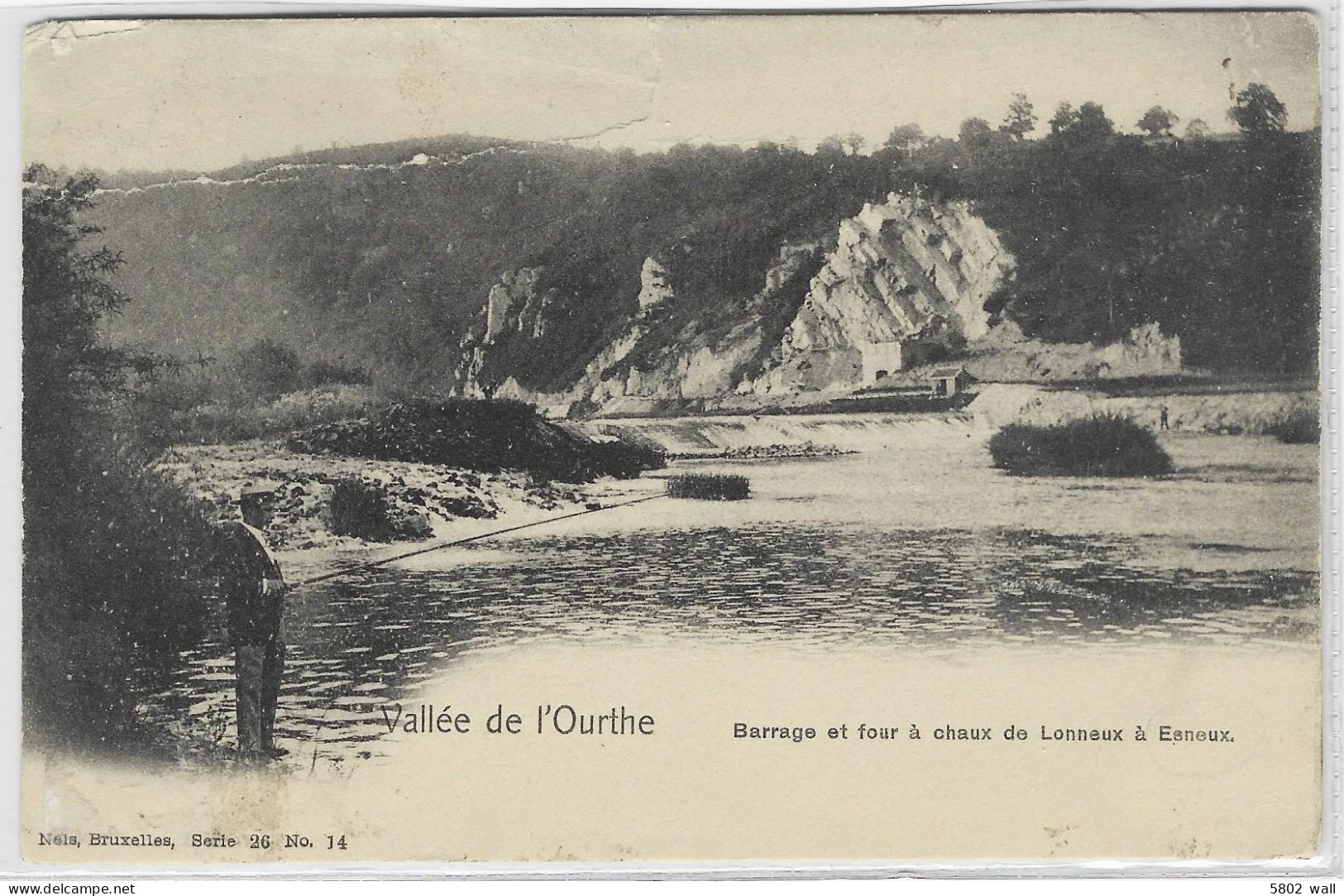 ESNEUX : Barrage Et Four à Chaux De Lonneux - Pêcheur - Esneux