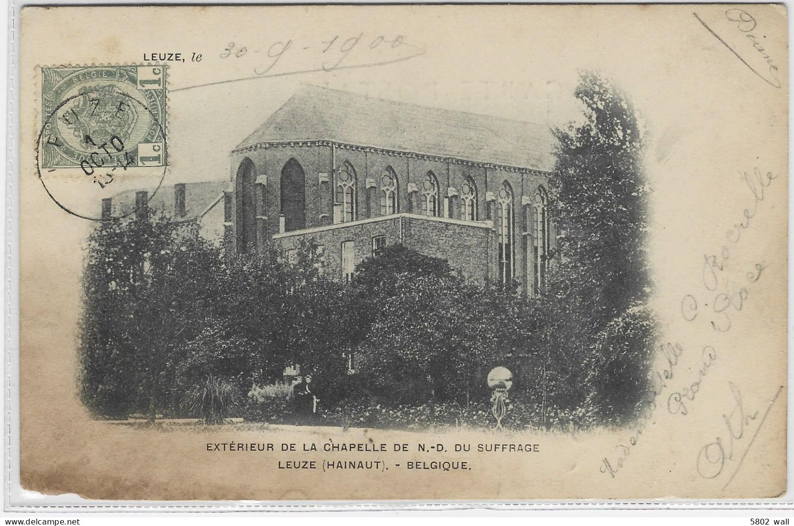 LEUZE : Chapelle N-D Du Suffrage - 1900 - Leuze-en-Hainaut