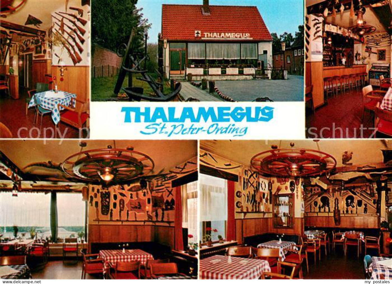 73664708 St Peter-Ording Gaststaette Thalamegus Gastraeume Bar St Peter-Ording - St. Peter-Ording