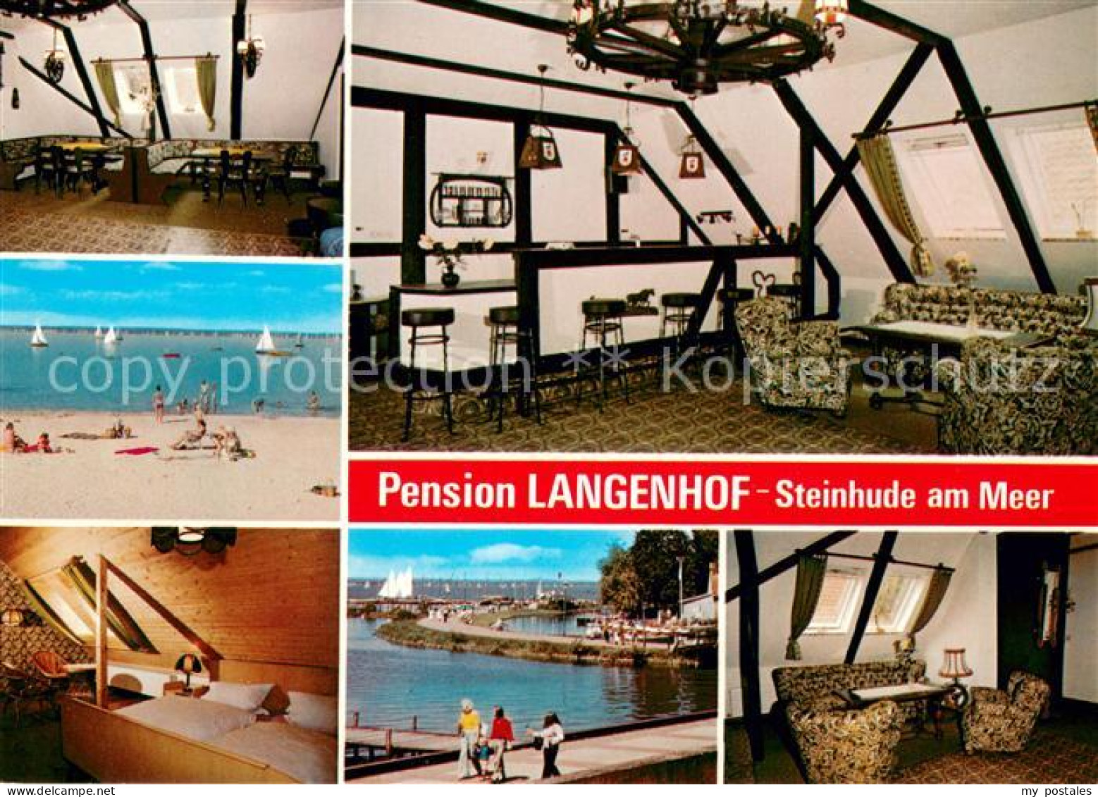 73660625 Steinhude Am Meer Pension Langenhof Gaestezimmer Aufenthaltsraum Bar Ba - Steinhude