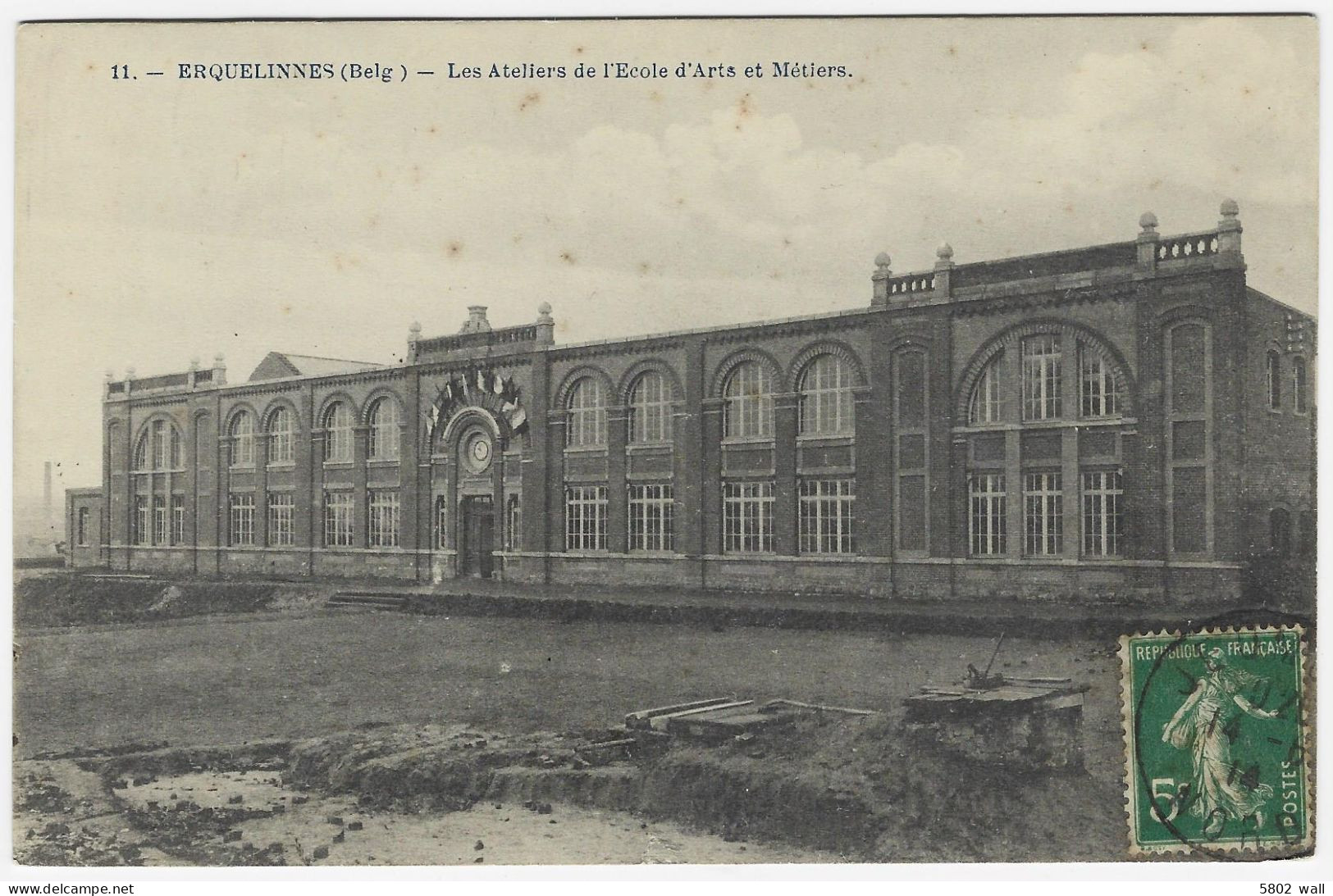ERQUELINNES : Les Ateliers De L'Ecole D'Arts Et Métiers - 1914 - Erquelinnes