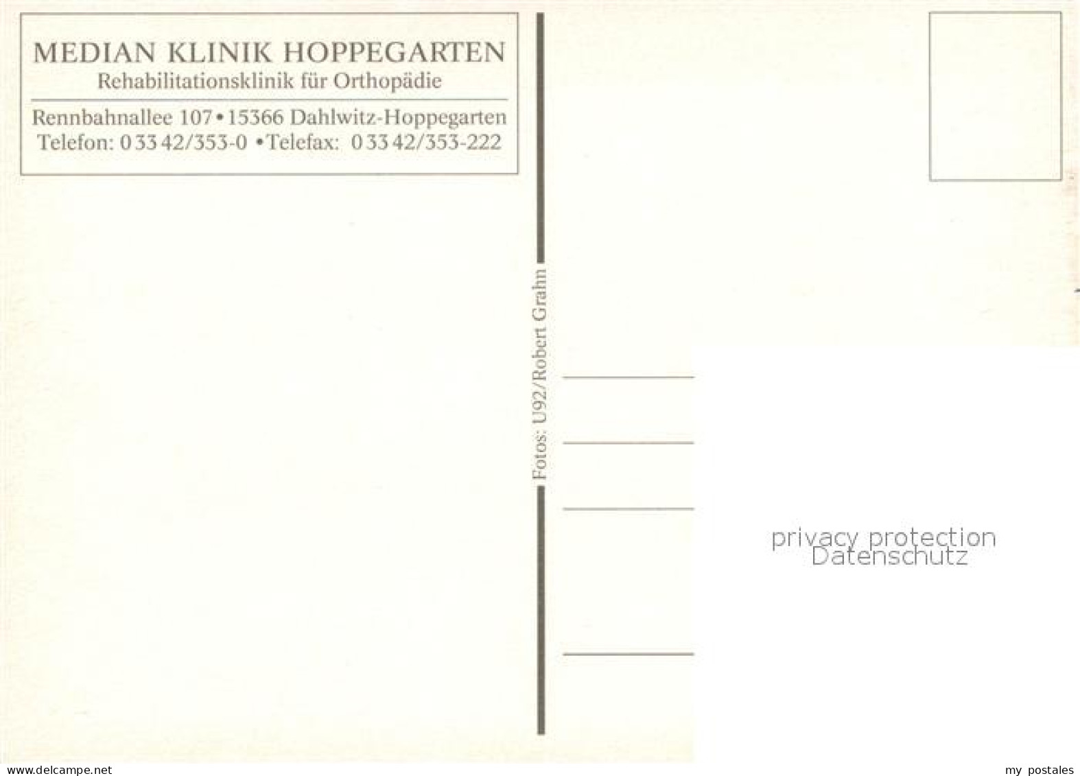 73659769 Hoppegarten Median Klinik Rehaklinik Restaurant Hallenbad Hoppegarten - Dahlwitz-Hoppegarten