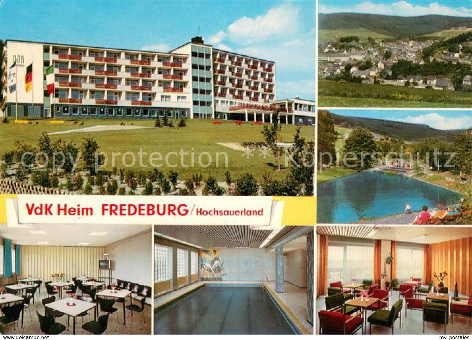 73657663 Fredeburg Schmallenberg VdK Erholungsheim Aufenthaltsraum Hallenbad Fre - Schmallenberg