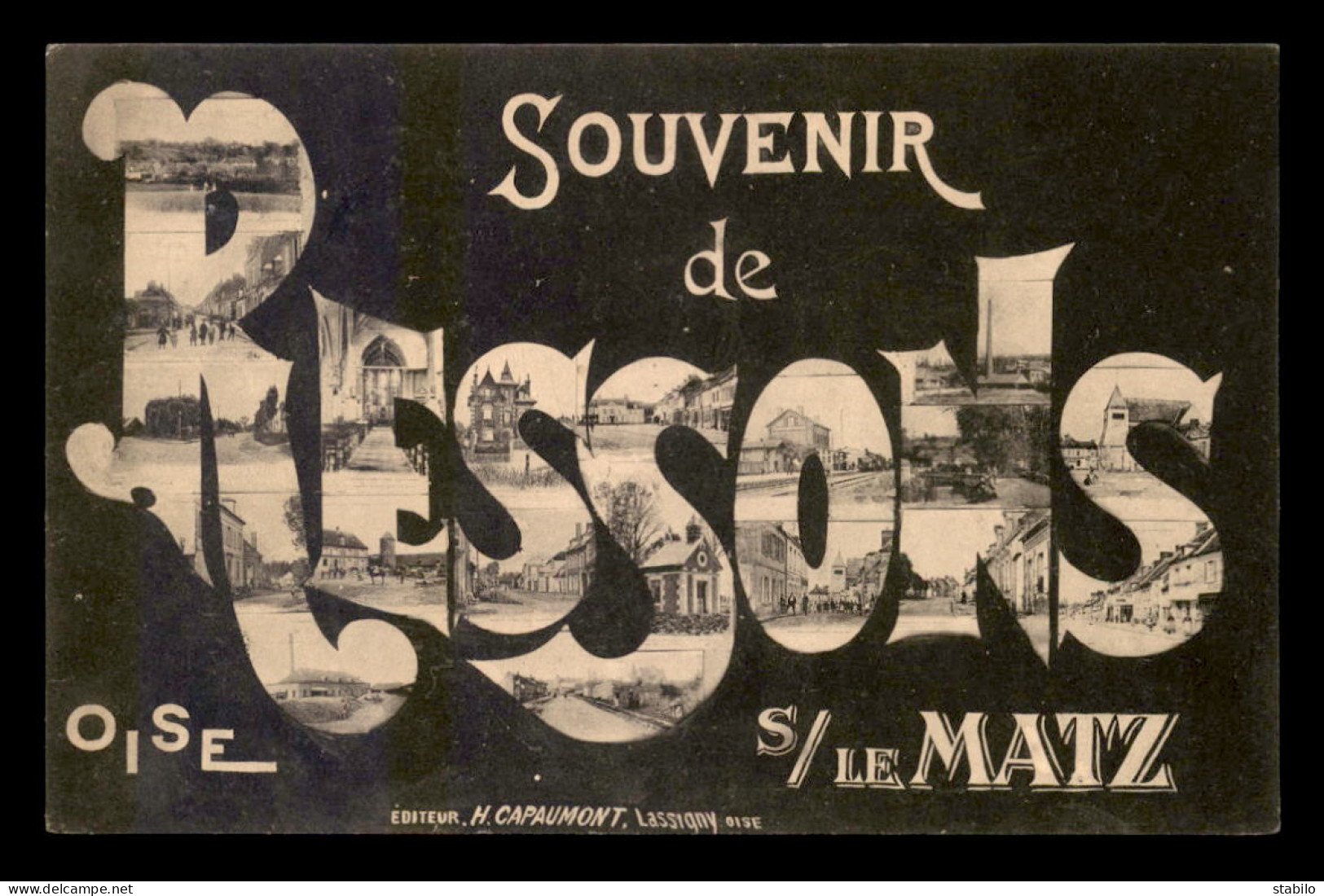 60 - RESSONS-SUR-MATZ - SOUVENIR - LETTRES MULTIVUES - Ressons Sur Matz