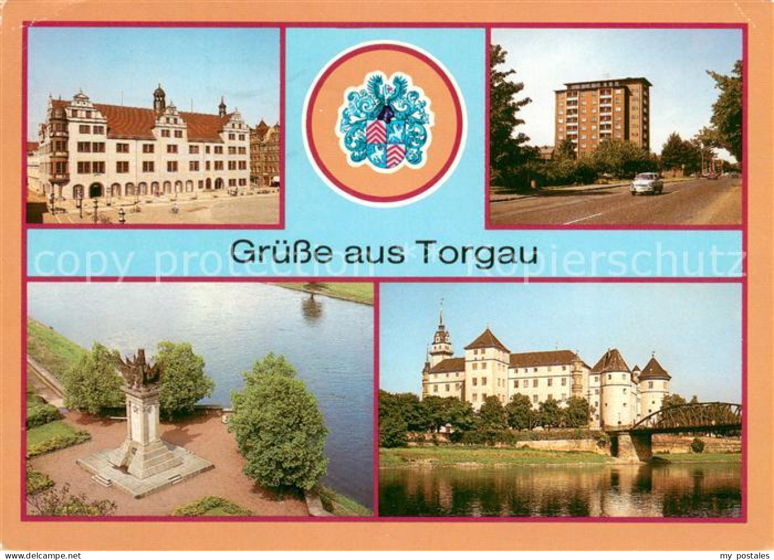 73652349 Torgau Rathaus Hochhaus Eilenburger Strasse Denkmal Der Begegnung Schlo - Torgau