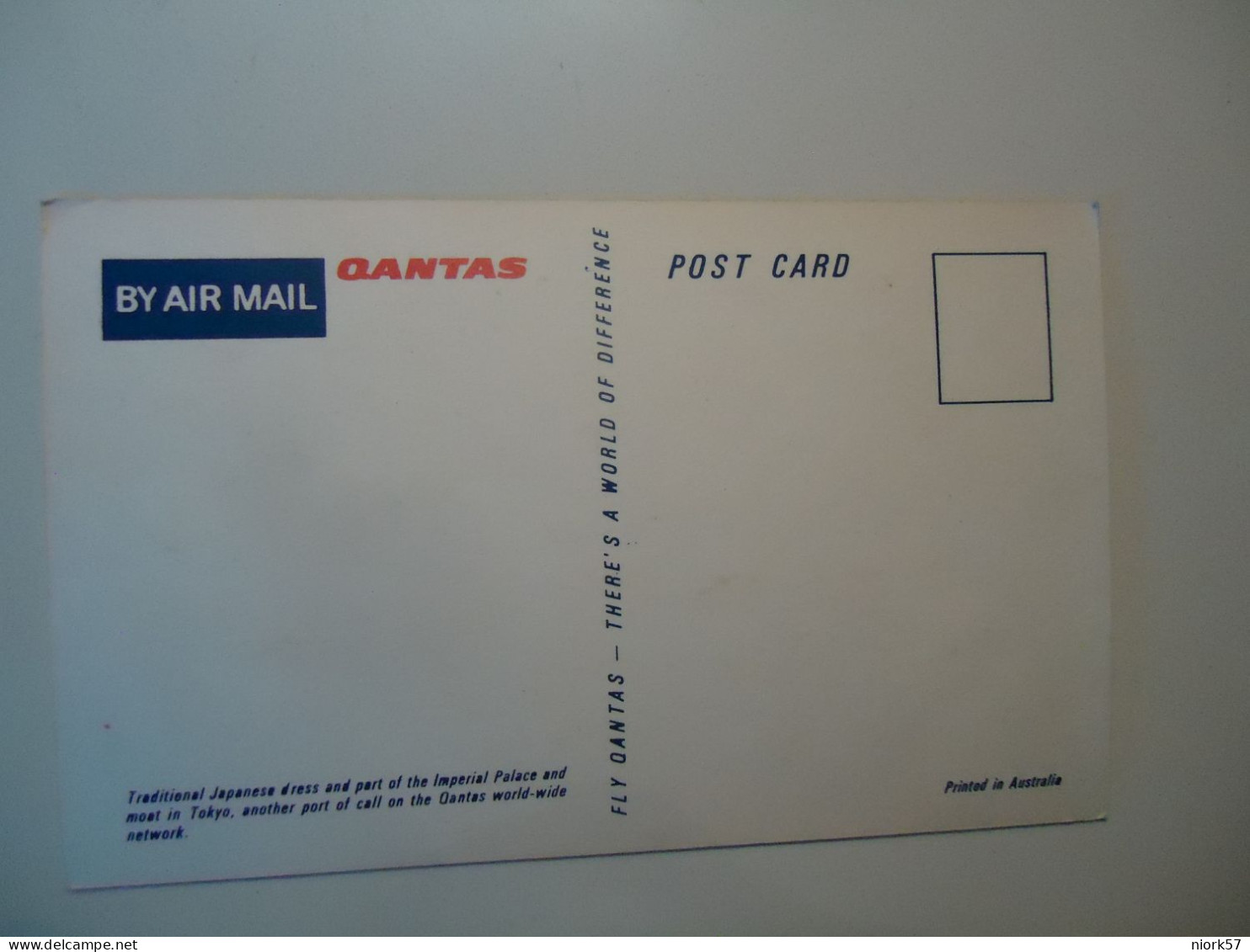 JAPAN POSTCARDS  QAMTAS  QANTAS AIRLINES  WOMEN  2 SCAN - Other & Unclassified