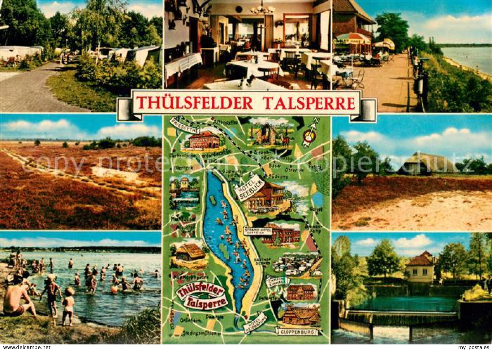 73651999 Thuelsfelder Talsperre Hotel Seeblick Kaminzimmer Terrasse Badestraende - Cloppenburg