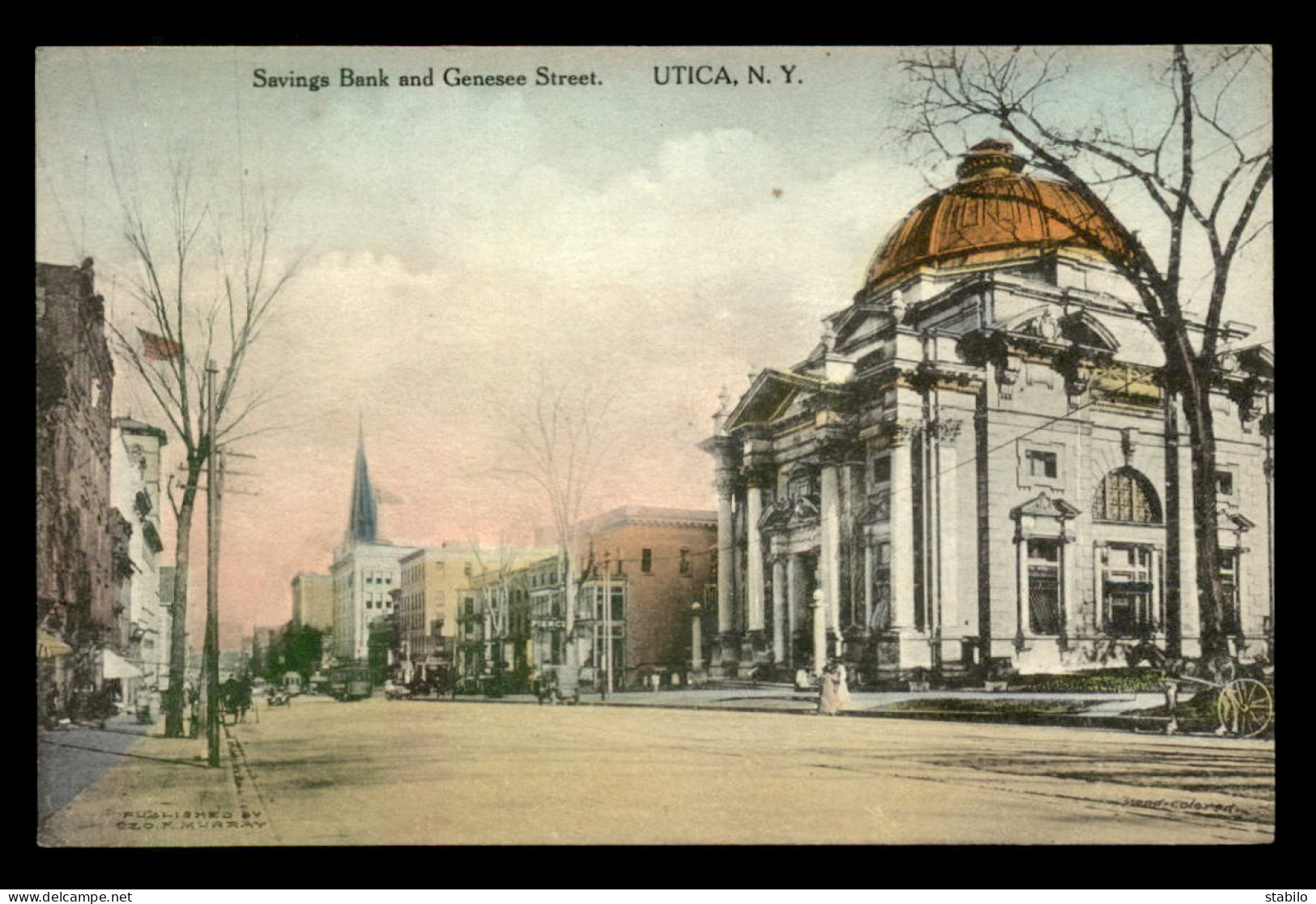 ETATS-UNIS - UTICA - SAVINGS BANK AND GENESEE STREET - Utica