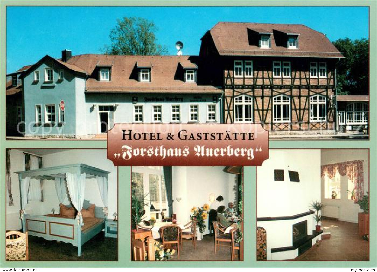 73651663 Stolberg Harz Hotel Gaststaette Forsthaus Auerberg Fremdenzimmer Kamin  - Stolberg (Harz)