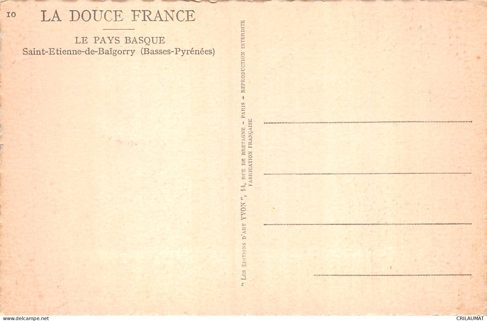 64-SAINT ETIENNE DE BAIGORRY-N°T5209-F/0231 - Saint Etienne De Baigorry