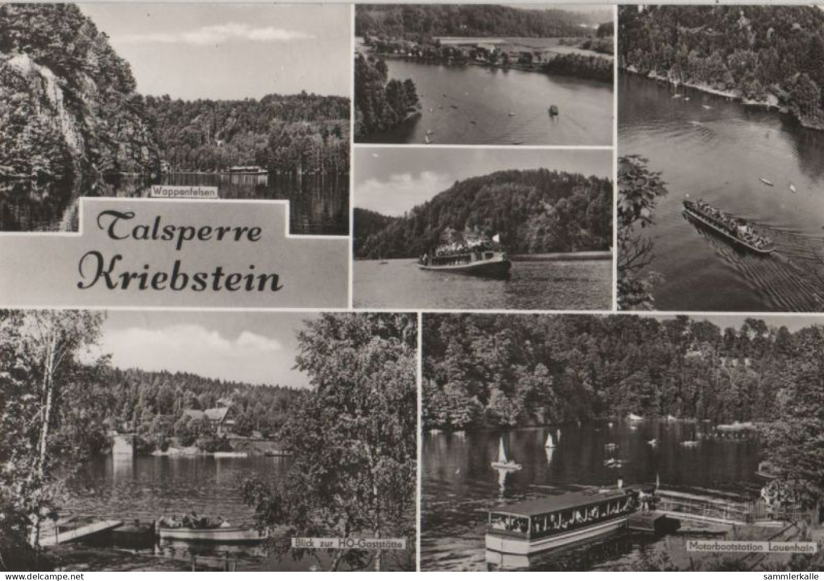 82378 - Talsperre Kriebstein - 6 Teilbilder - 1983 - Mittweida