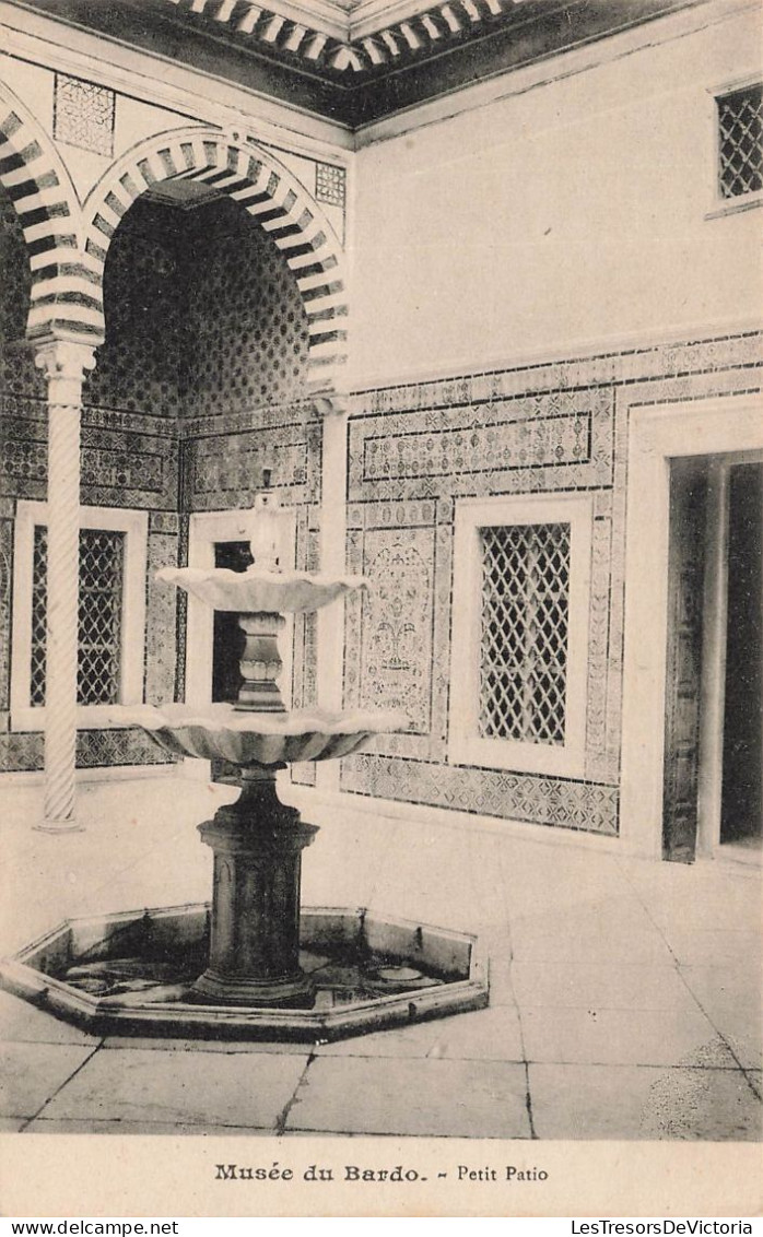 TUNISIE - Musée Du Bardo - Grand Patio - Vue Générale De L'intérieur - Carte Postale Ancienne - Tunisie