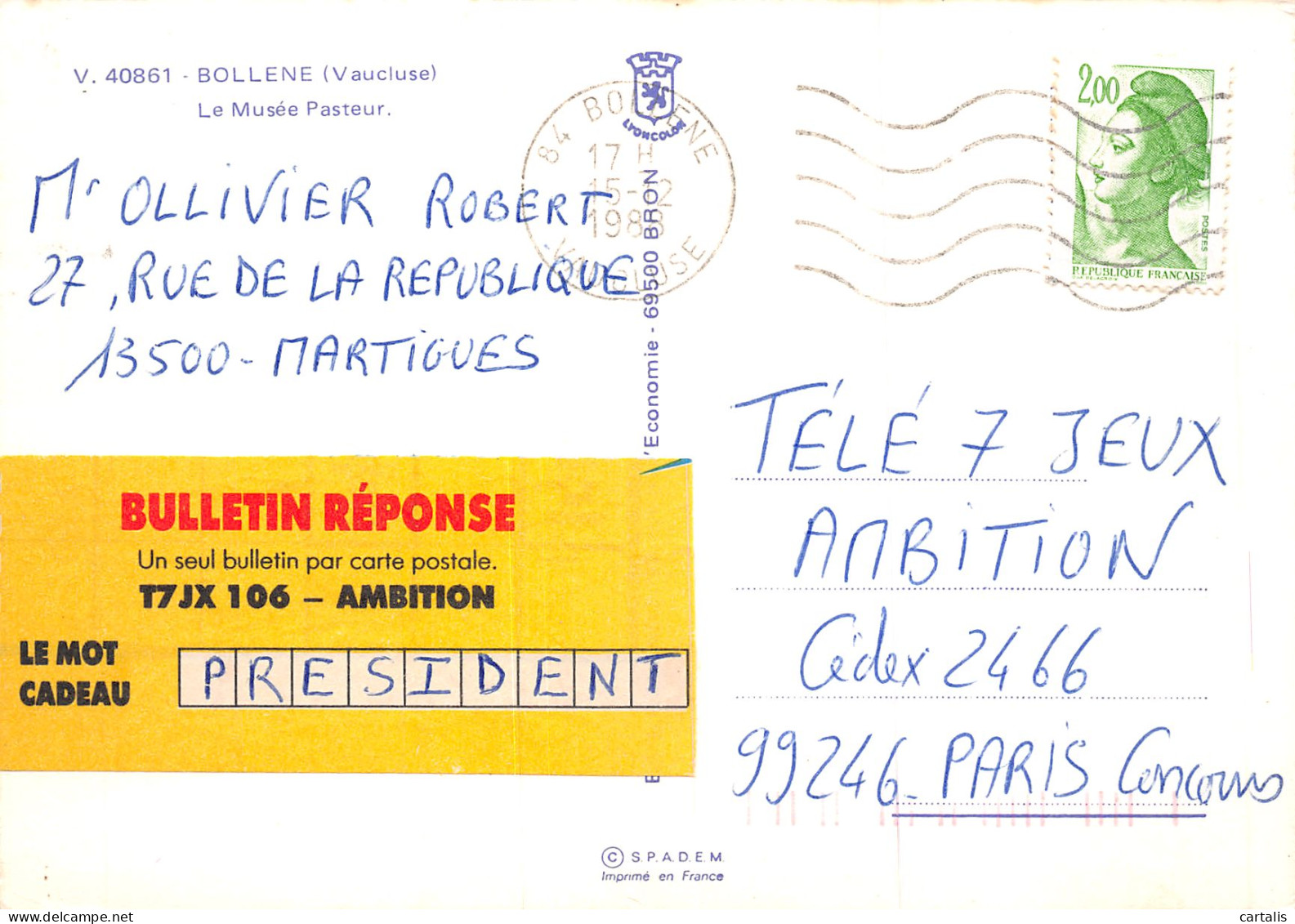 84-BOLLENE-N°4025-B/0169 - Bollene