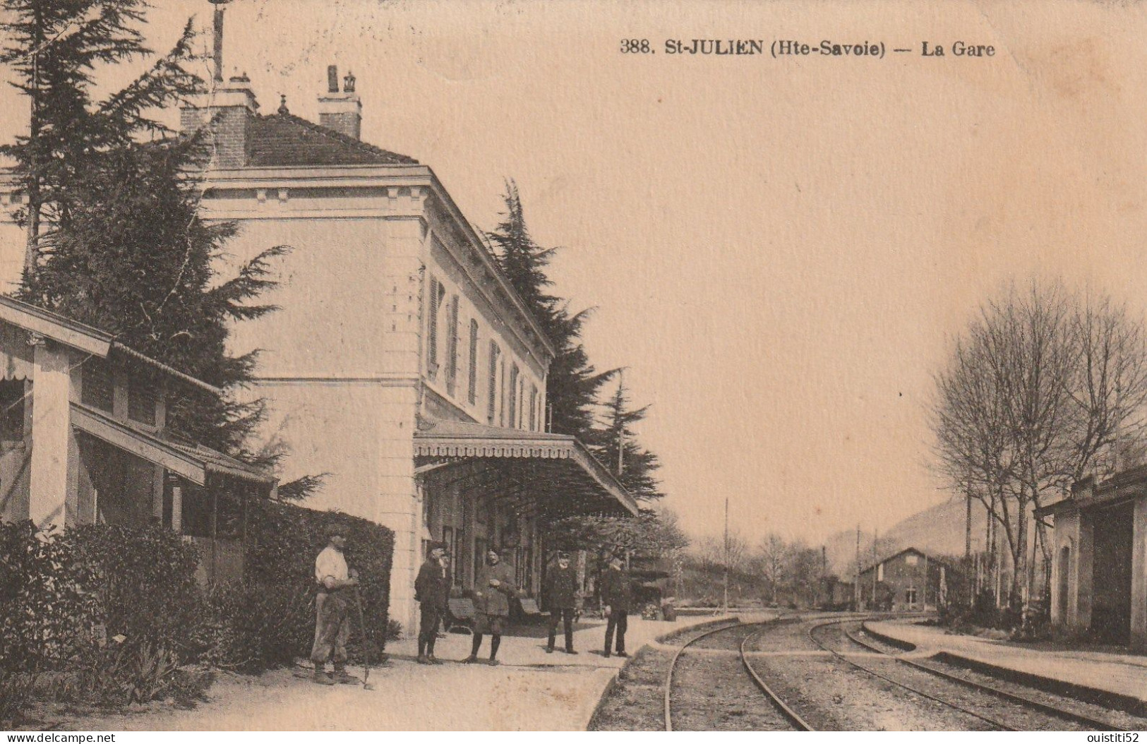 Saint Julien  La Gare ( Animee ) ( Traces Blache ) - Saint-Julien-en-Genevois