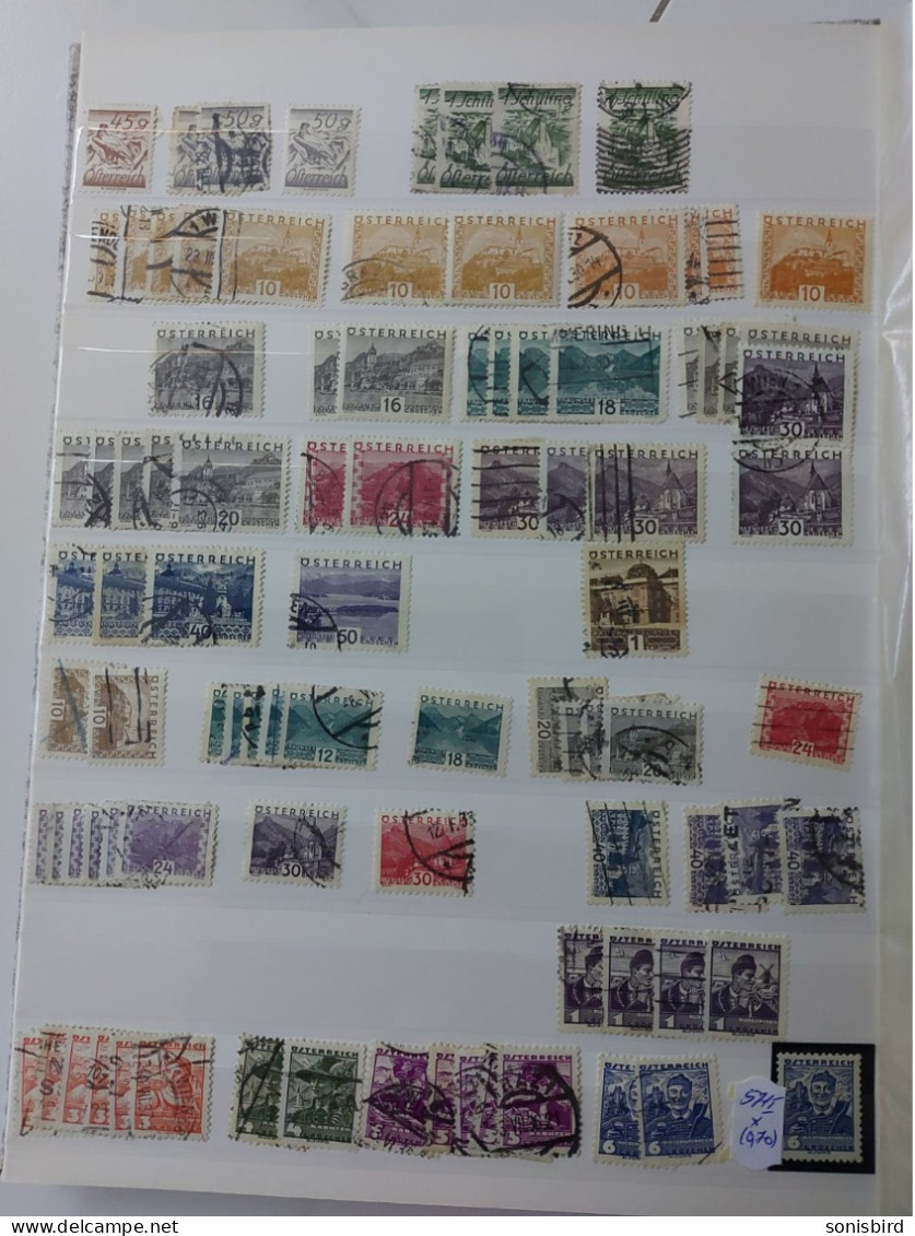 Austria, a large accumulation of postage stamps