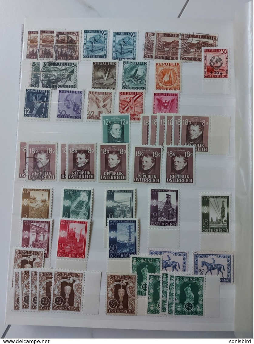 Austria, a large accumulation of postage stamps