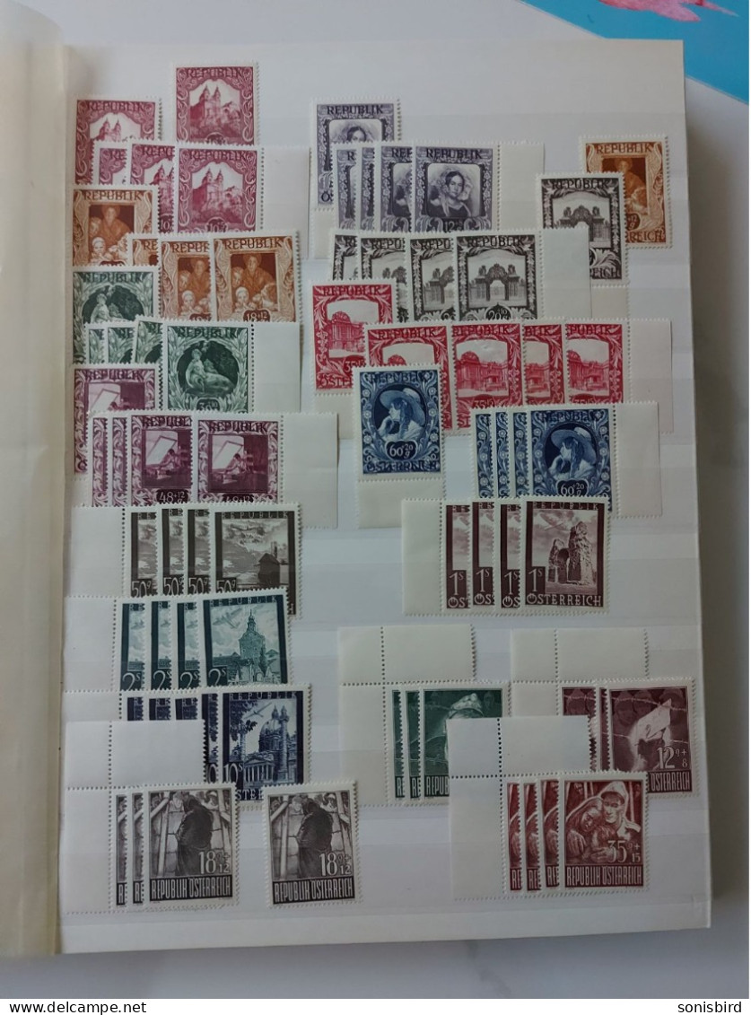 Austria, a large accumulation of postage stamps