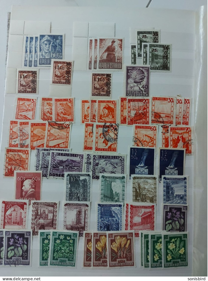 Austria, a large accumulation of postage stamps