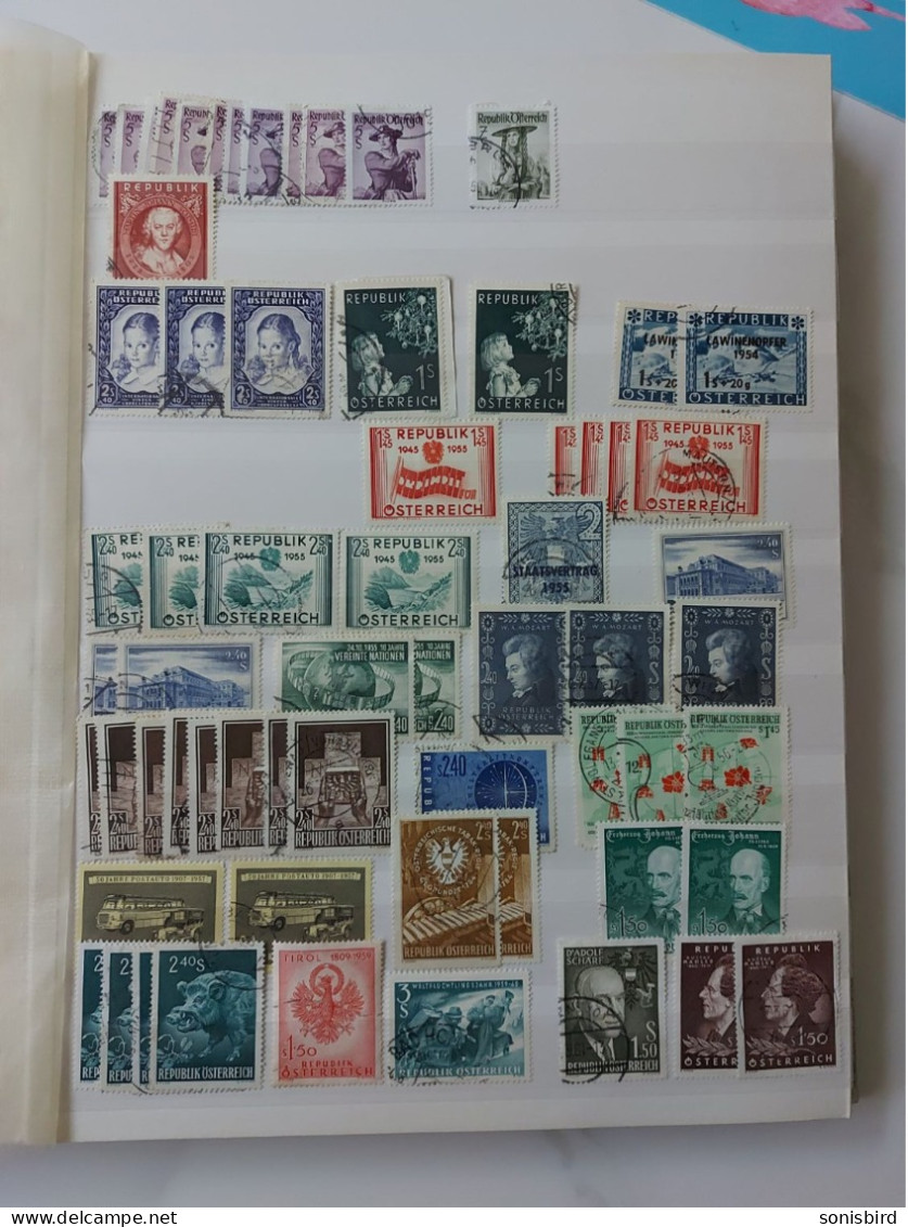Austria, a large accumulation of postage stamps